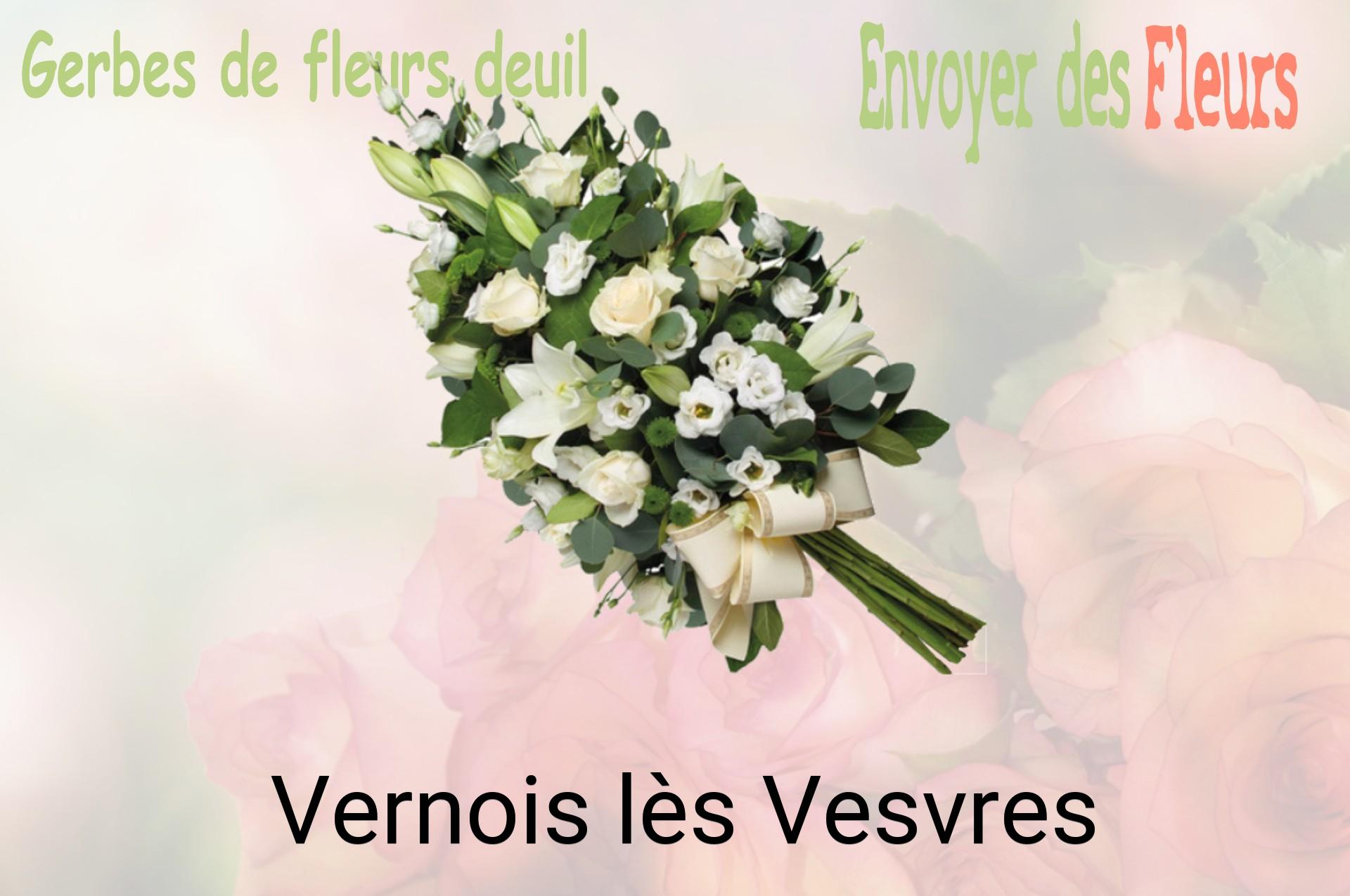 Gerbe de fleurs de deuil livrée à Vernois-lès-Vesvres